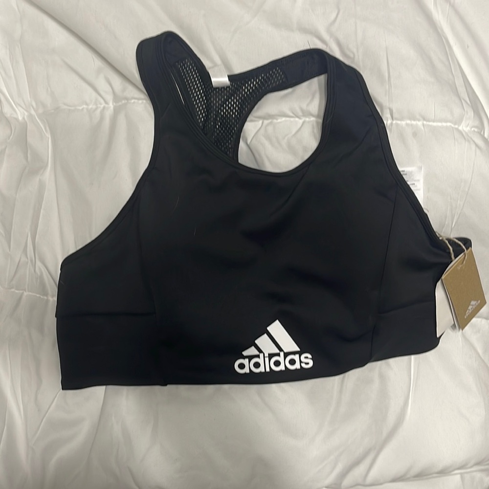 Black Adidas Sports Bra- XL